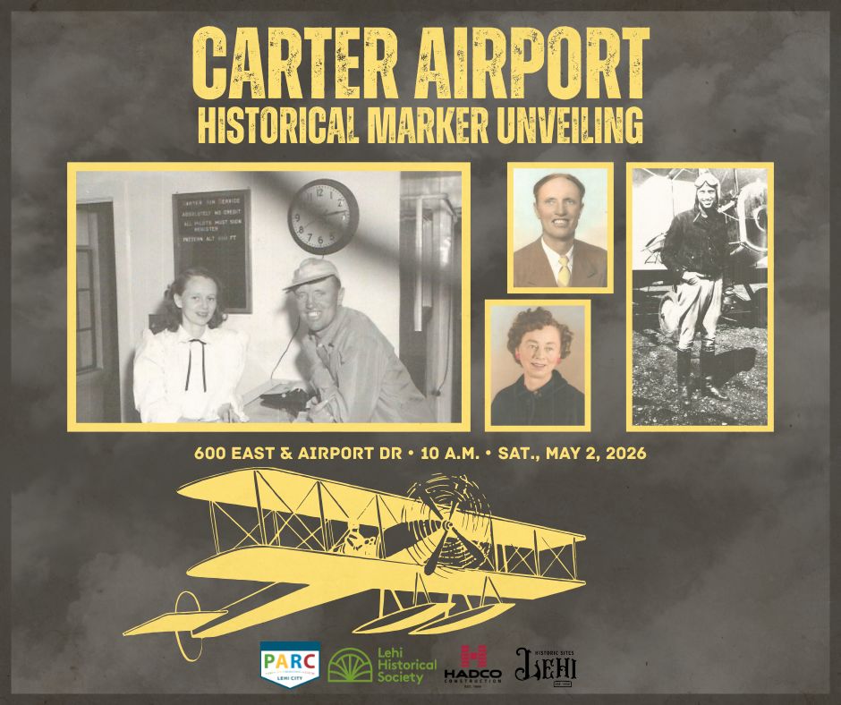 Carter Airport historical marker unveiling ad