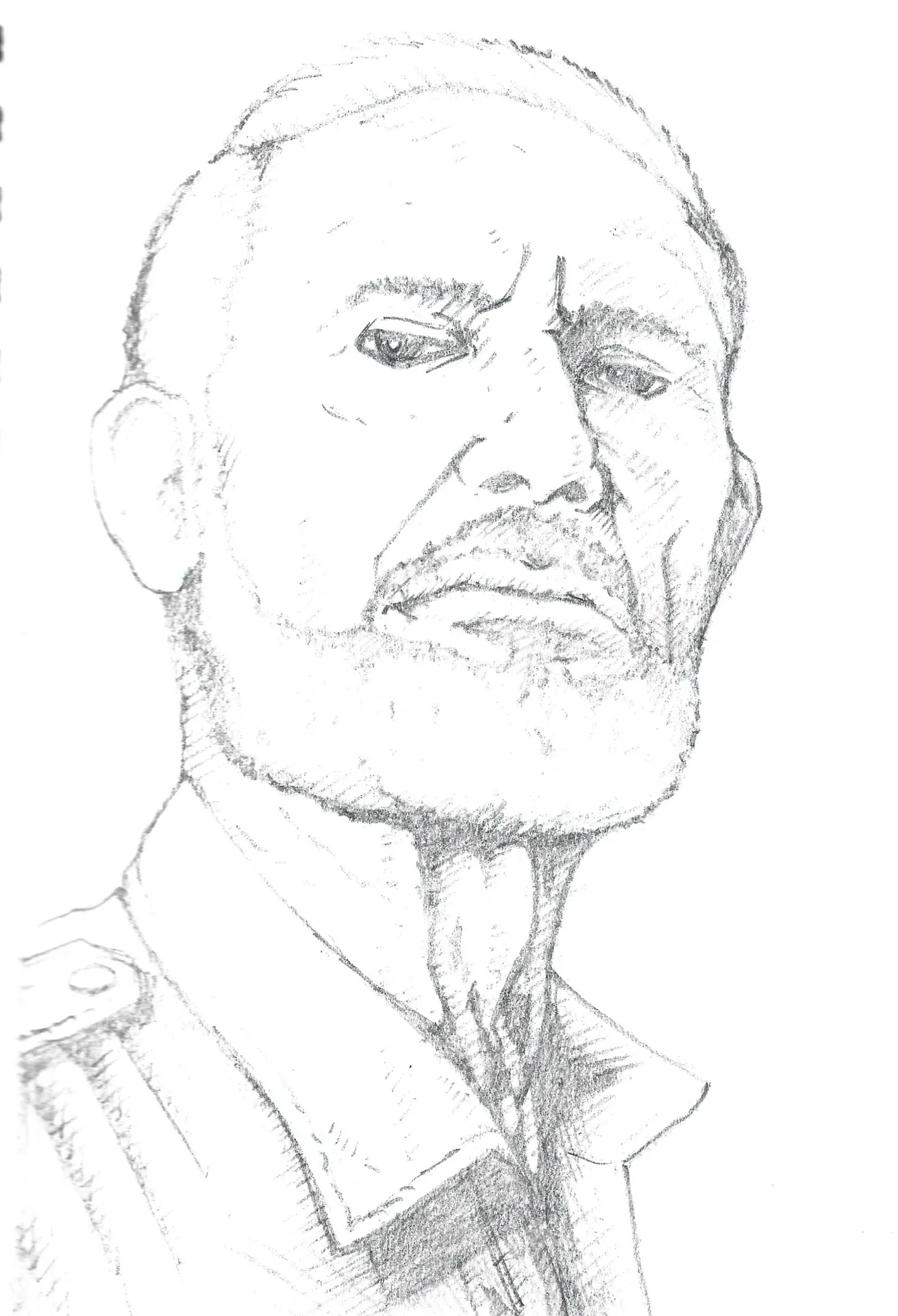 Portrait — pencil